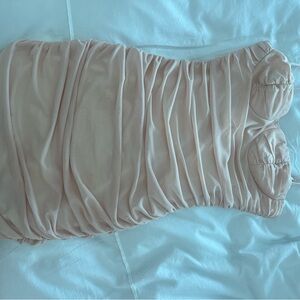 Elegant Ruched Strapless Dress